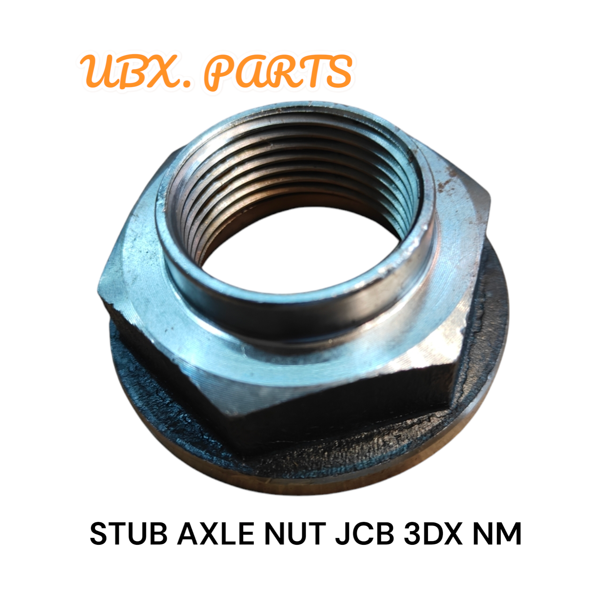 Stub Axle Nut — JCB 3DX N/M