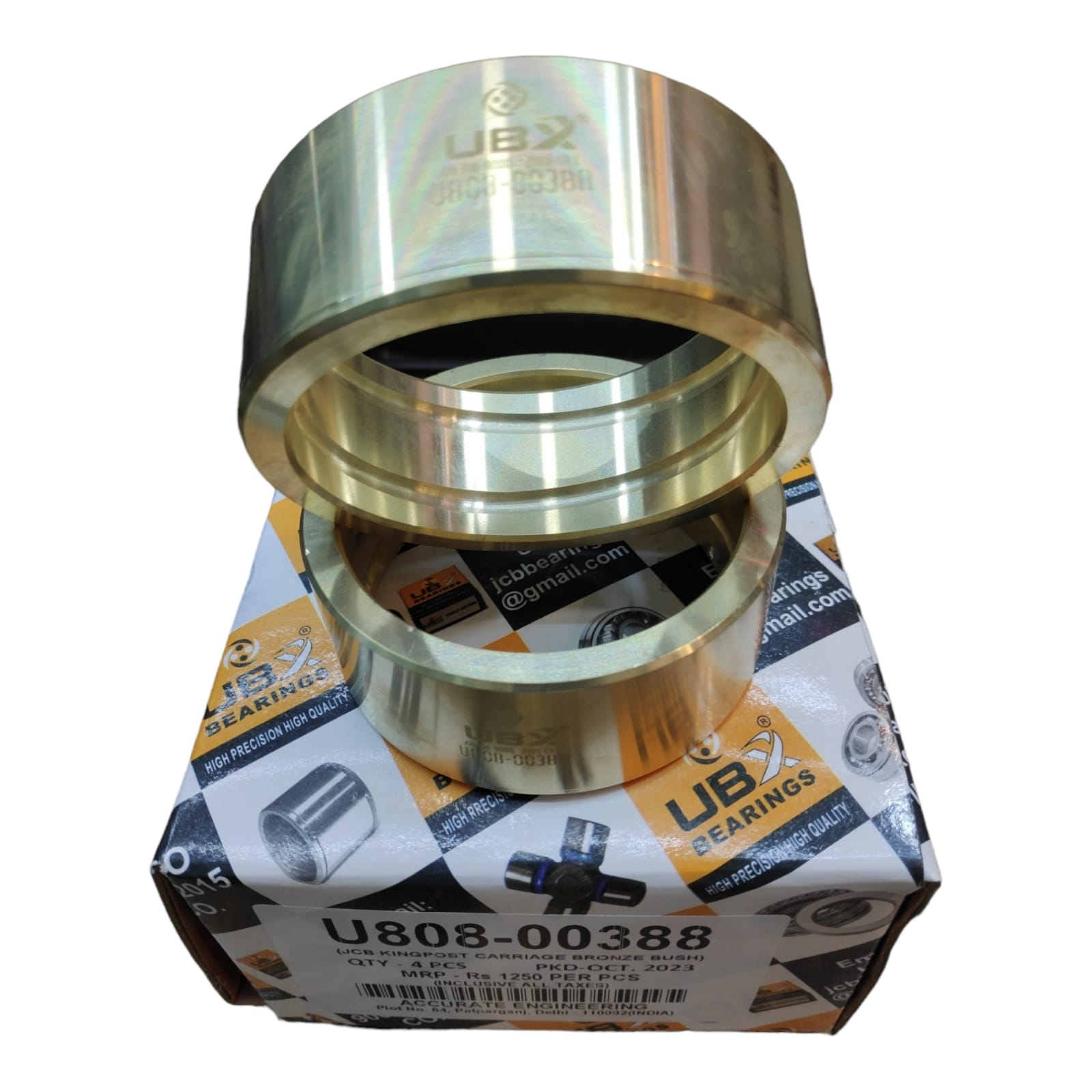 Kingpost Carriage Bronze Bush U808-00388 — JCB 3DX