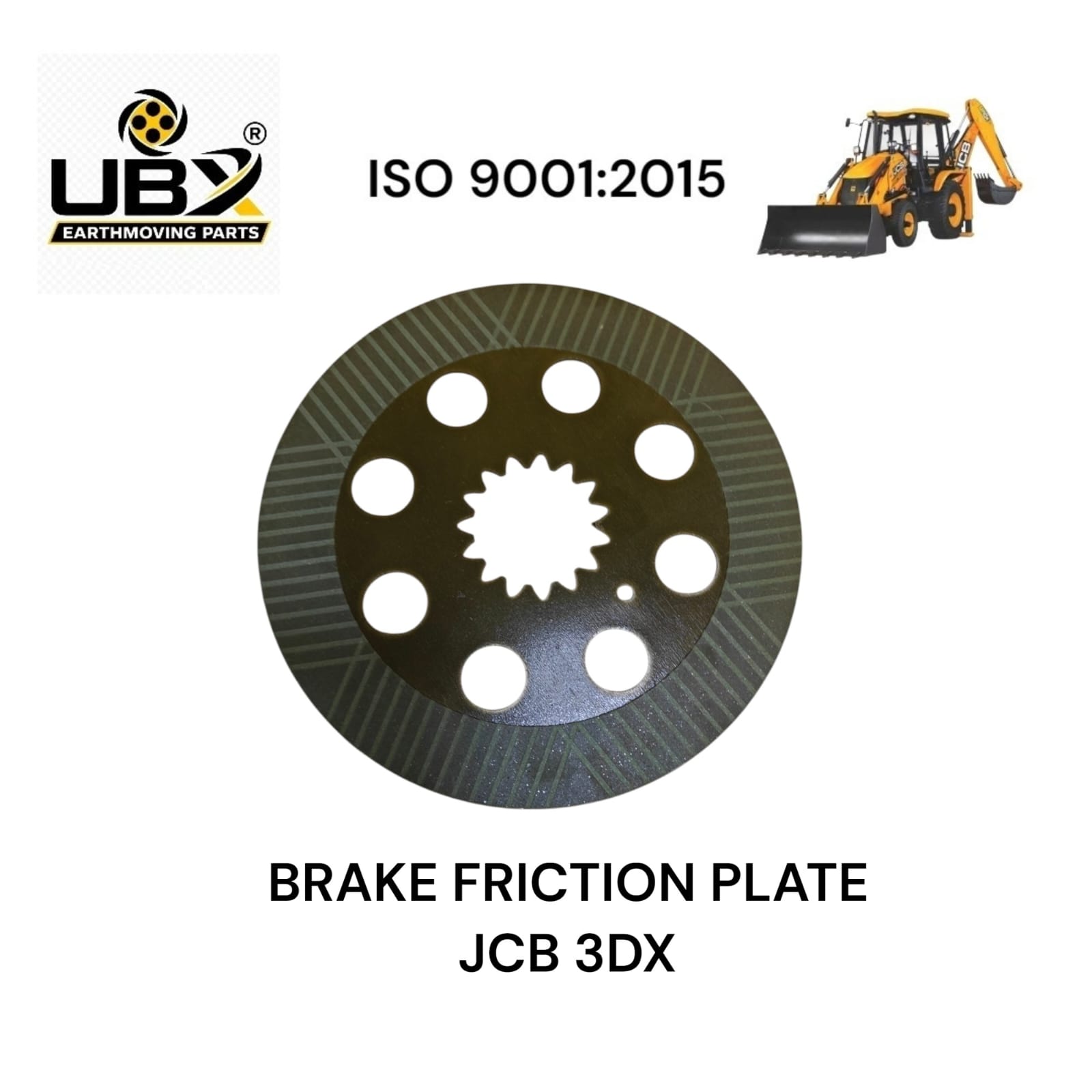 Brake Friction Plate — JCB 3DX